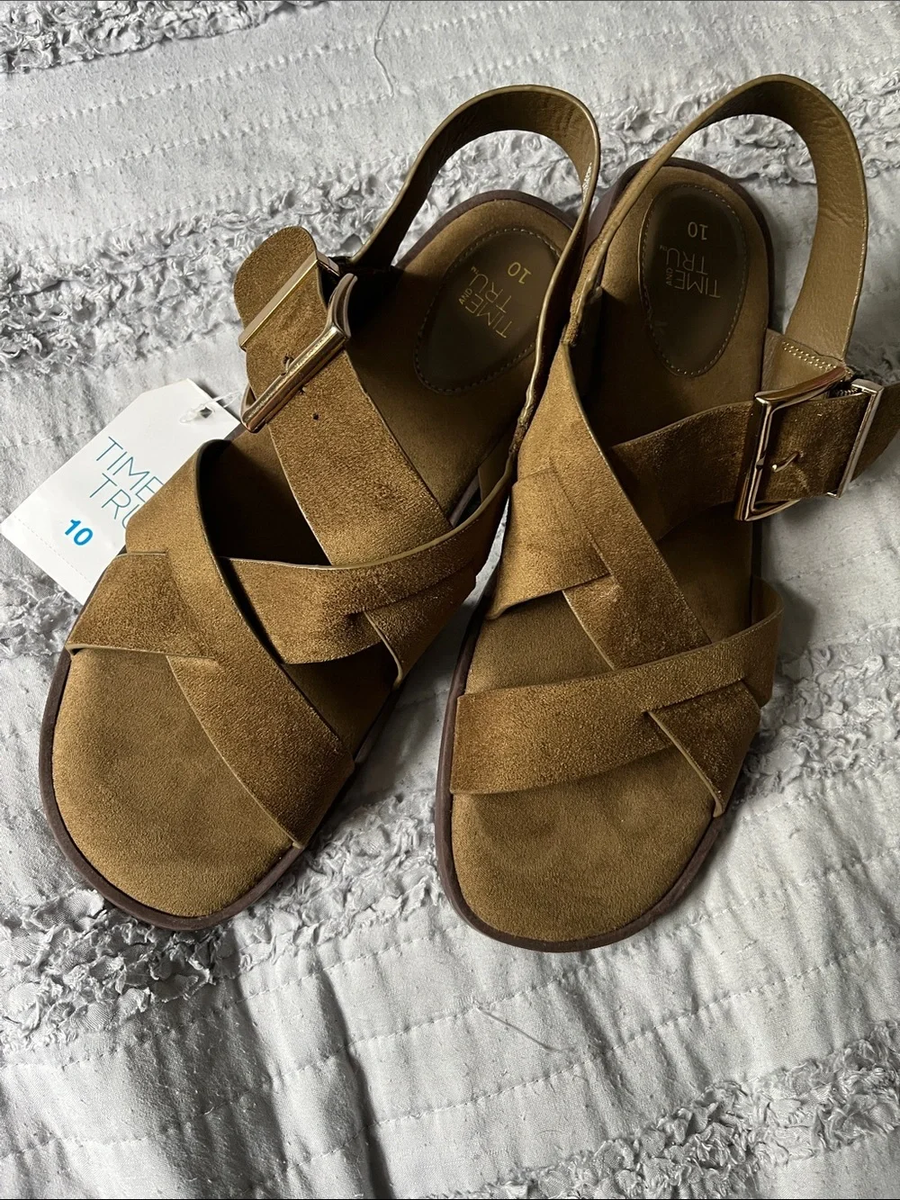 Time and Tru Sandals Size 10